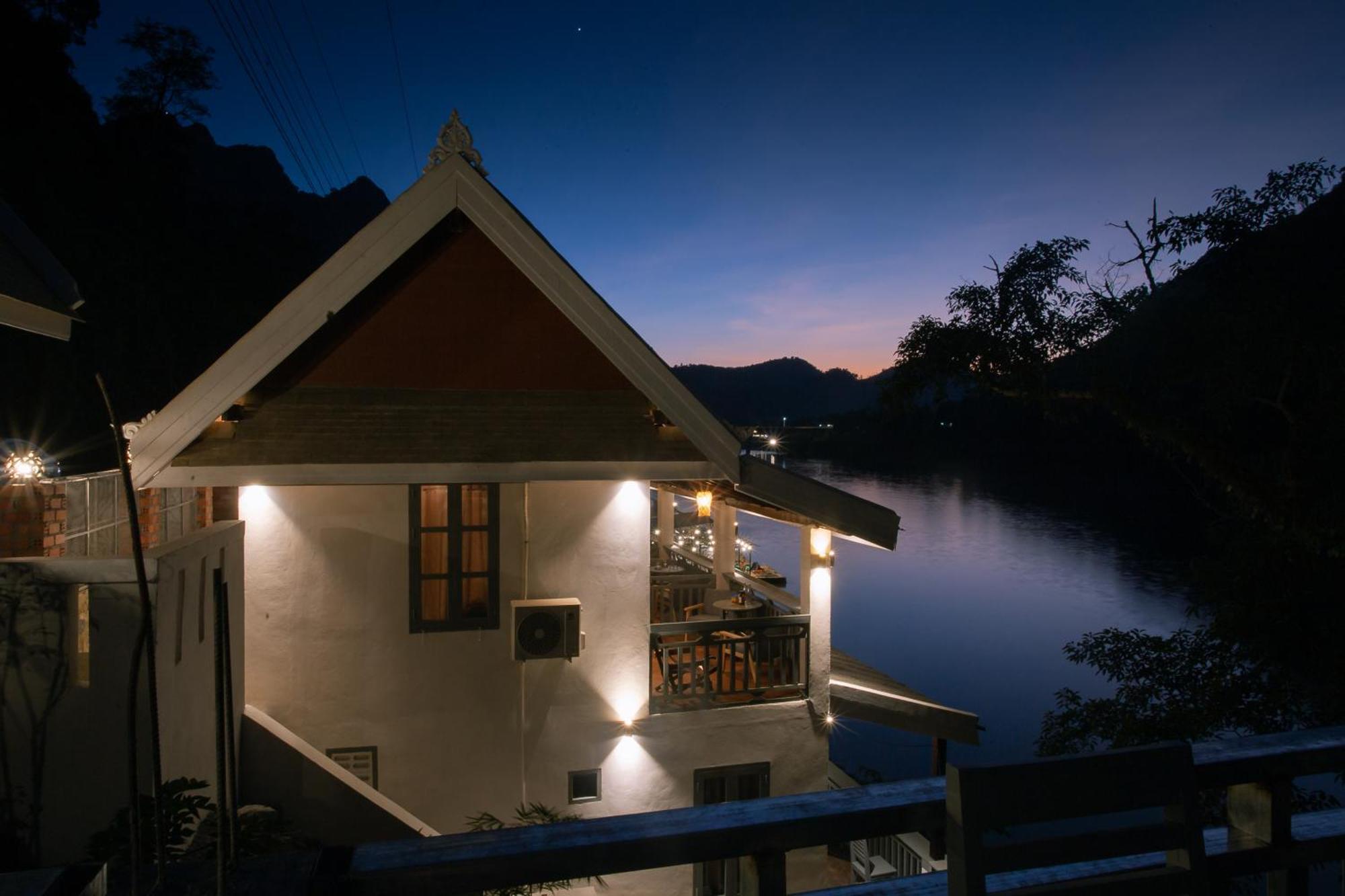 Dokchampa River View Villa Nongkhiaw Buitenkant foto