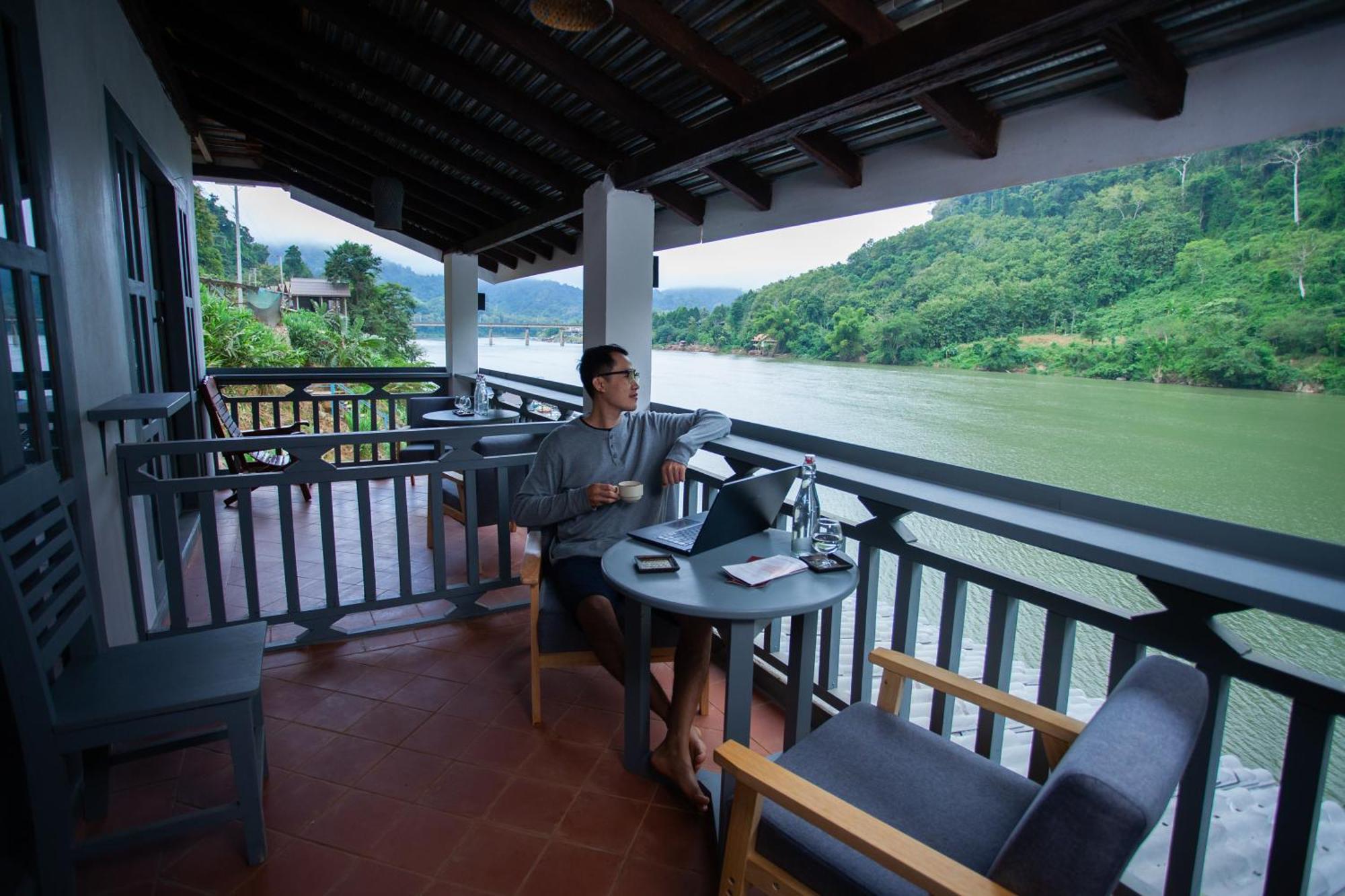 Dokchampa River View Villa Nongkhiaw Buitenkant foto